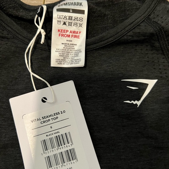 Gymshark Vital Seamless 2.0 Long Sleeve Crop Top - Picture 3 of 4